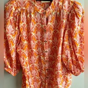 Maeve by Anthropologie- button up top